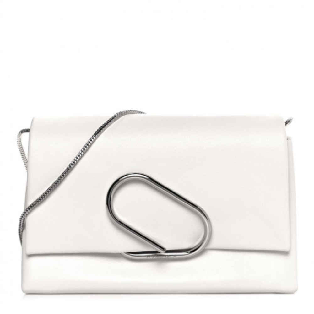 Basic House|Elegant White Chain Crossbody Bag